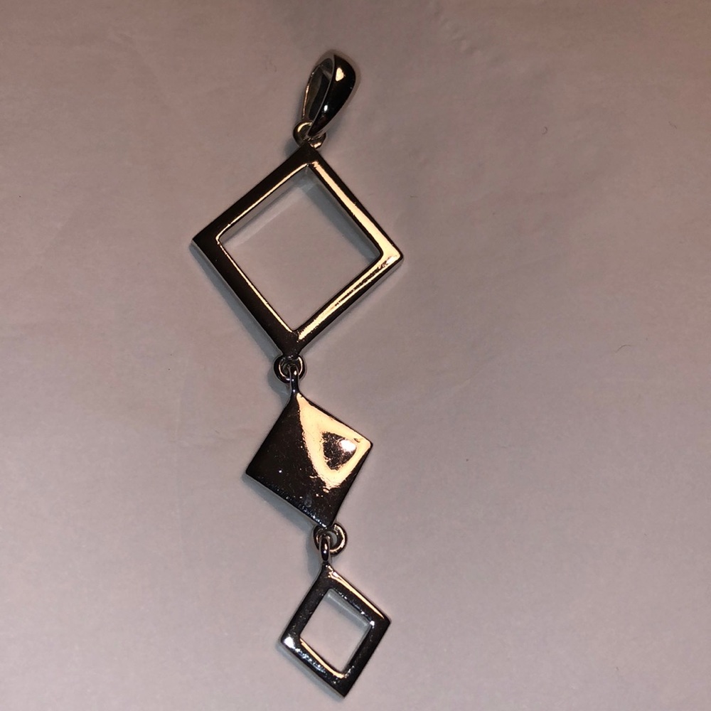 Lia Sophia slide for a necklace silver excellent condition